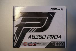ASRock AB350 Pro4 + Ryzen CPU + 16GB DDR4 – ungetestet