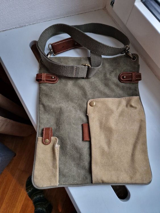 Sport Dahai Herren Umhängetasche – Camouflage 5 Zip Nylon Tasche Für Business & Freizeit