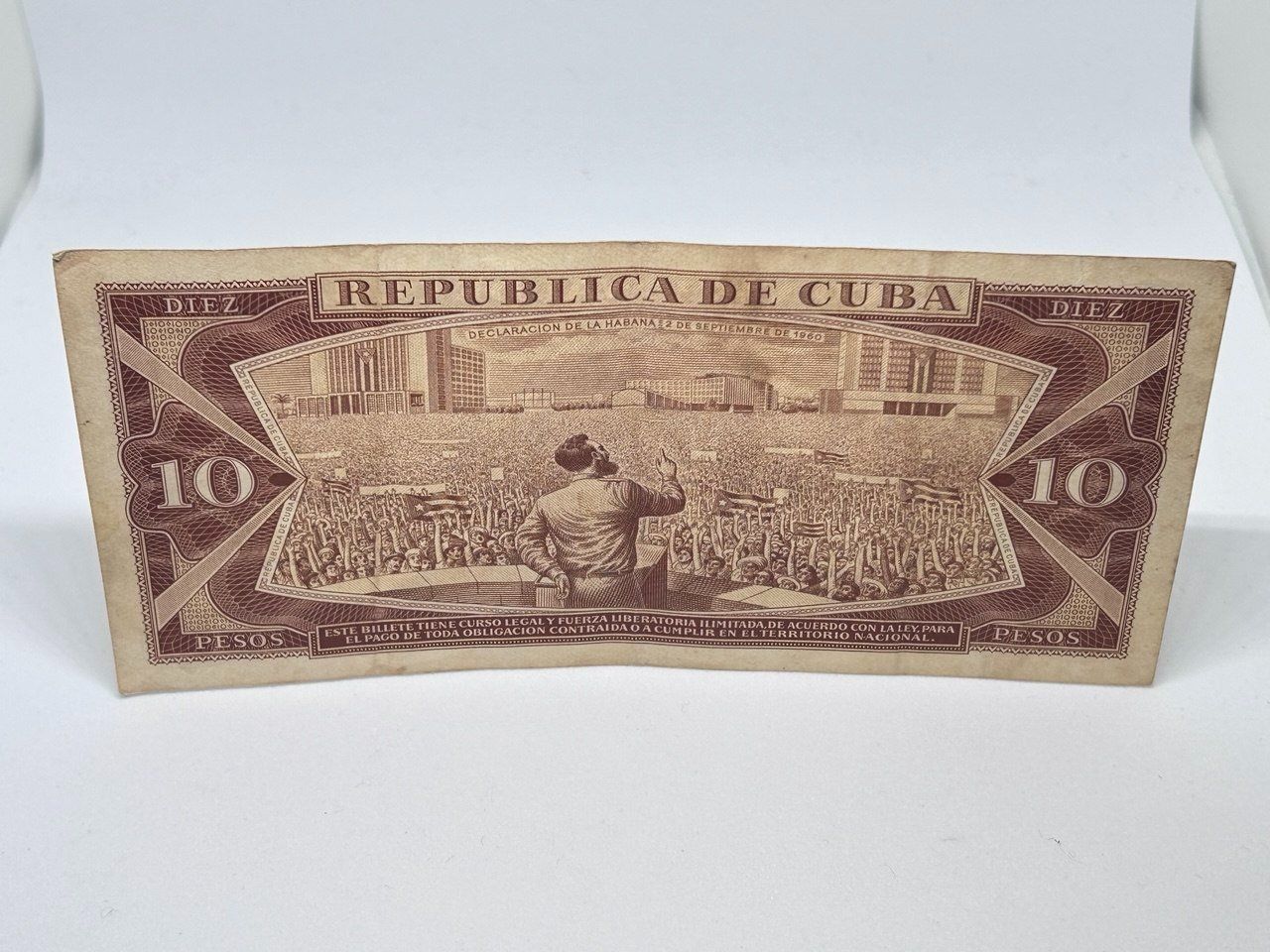 Banknoten: 10 Pesos 1968 – Gebraucht aus Giubiasco von LorisVale 1