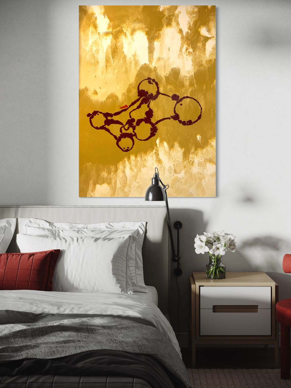 Foto & Immagini: Abstraktes Acryl Bild 100x140cm – Usato da Luzern venduto da edmundart 4