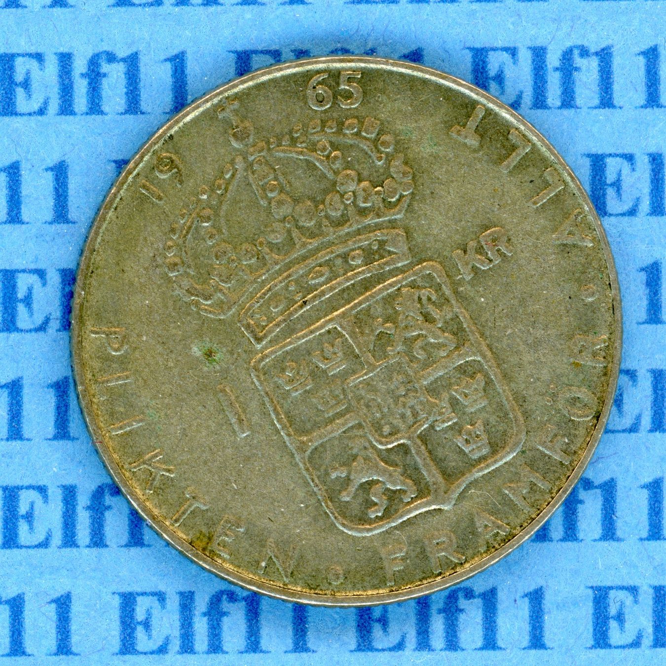 Tutti le monete: SEK___1.00 1965 ss-vz 1 Krone – Usato da Widnau venduto da Elf11