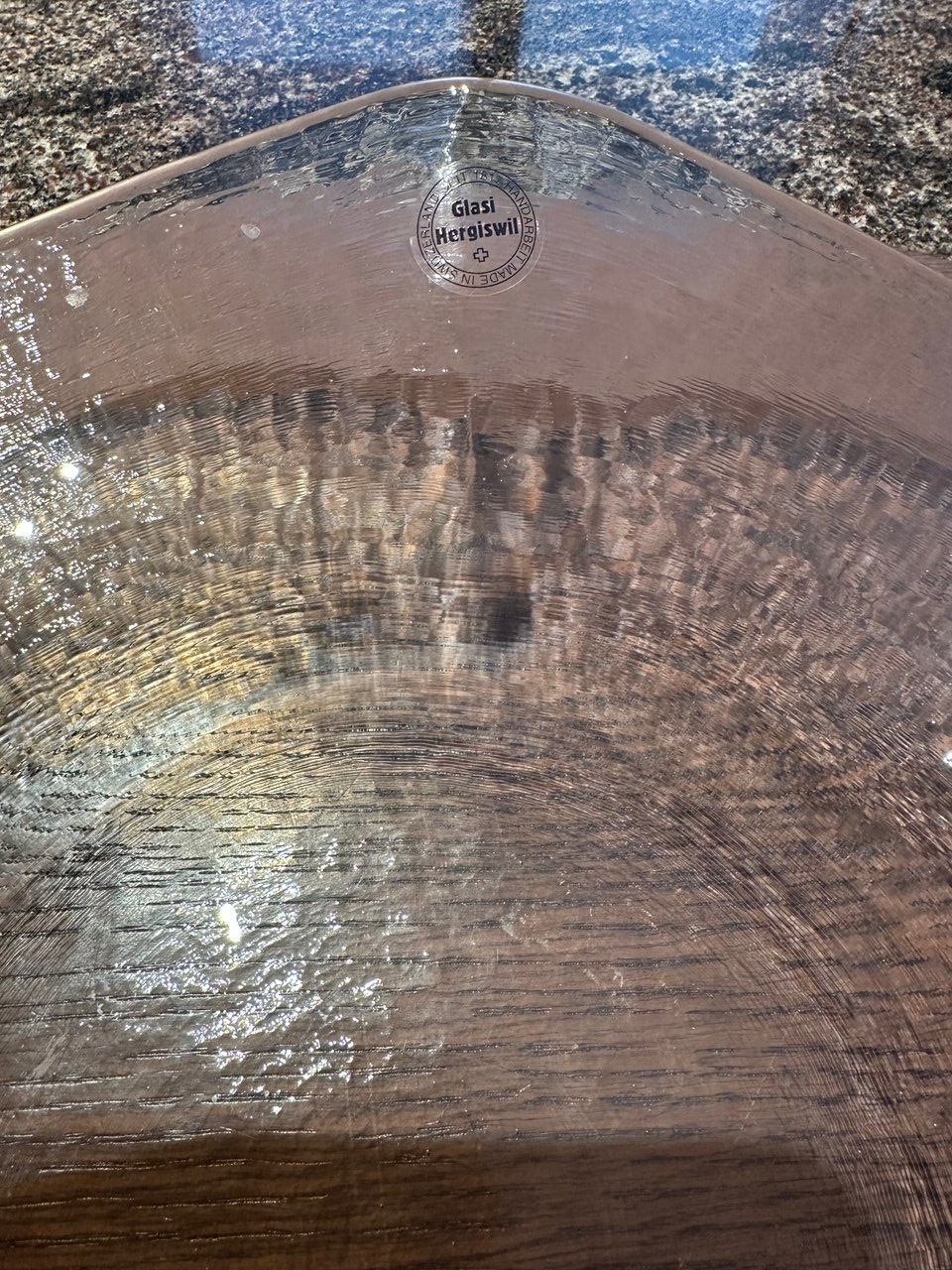Glasi Hergiswil Piatti di portata: Glas Platte Hergiswil – Nuovo (secondo la descrizione) da Rorschach venduto da Miki-Mini 2