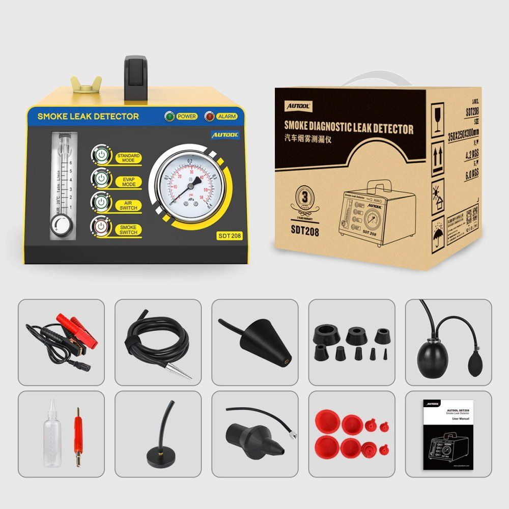 Tutti gli attrezzi: AUTOOL SDT208 Auto Rauch Leck Detektor EVAP System Tester – Nuovo e nell'imballaggio originale da Malans GR venduto da BUYBEST-Schweiz 8