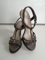 🤩MANGO LEDER PLATEAU-SANDALEN BRAUN & RIEMEN NEUWERTIG