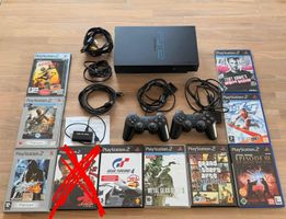 Sony PlayStation 2 inkl. 2 Original-Controller und Spiele