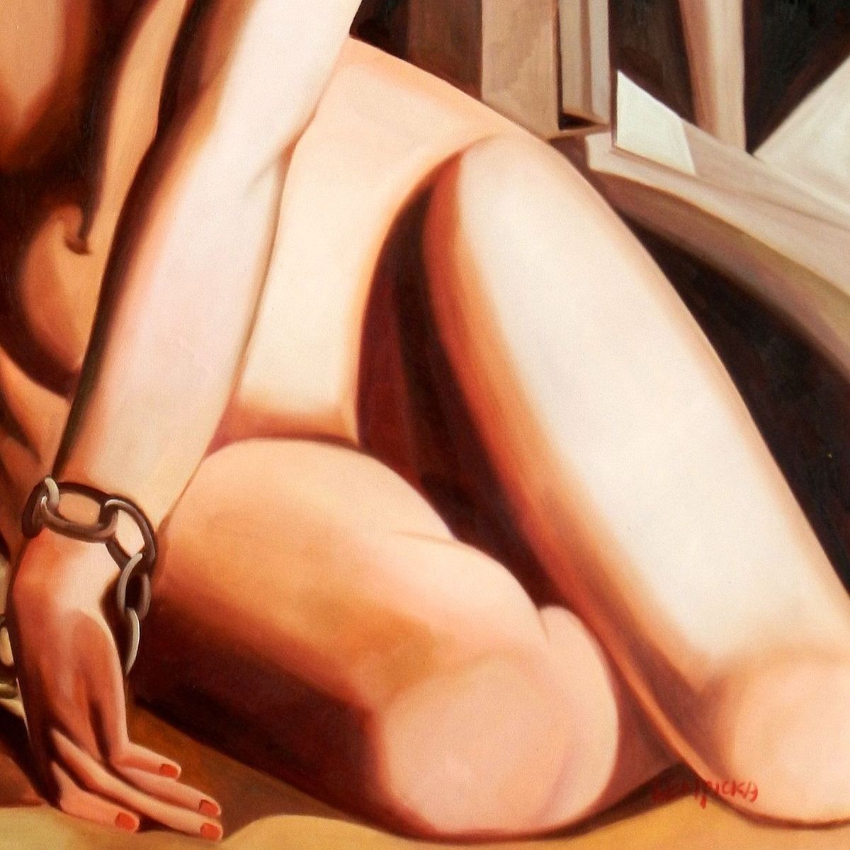 Reproduktionen & Neuware: Homage to Lempicka Andromeda – Neu (gemäss Beschreibung) aus Larnaca von KunstDepot24 4