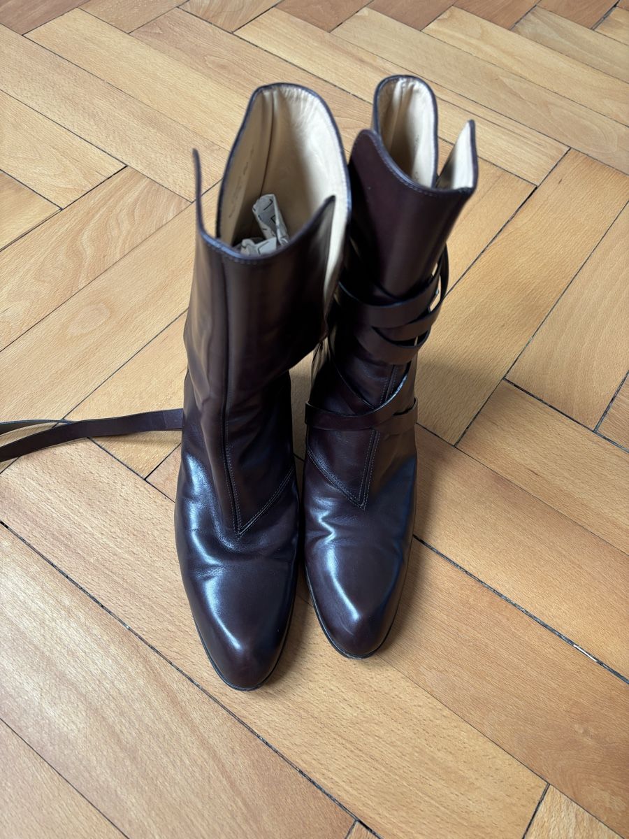 Bally Scarpe da donna: Bally Leather Boots, Chocolate Brown, Size 36.5 – Usato da Basel venduto da amerzli 3