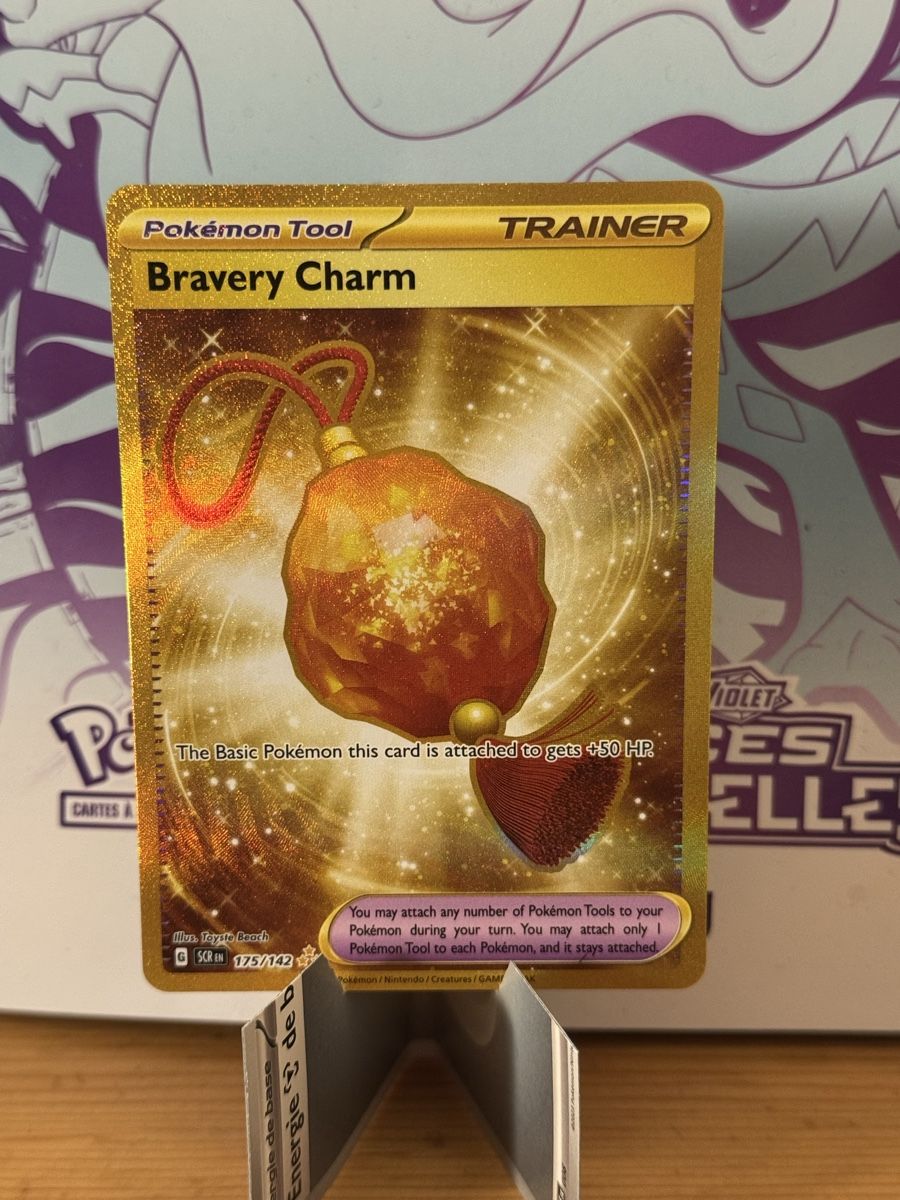 gold bravery charm pokemon card SV7] Bravery Charm 134/102UR  Buy Online at Omotenashi TCG