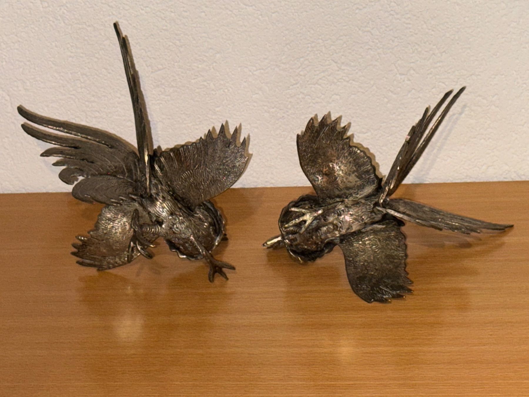 Sculture & Statue: Vintage Zwei kämpfende Hähne – Usato da Kaiseraugst venduto da winnetou04 4