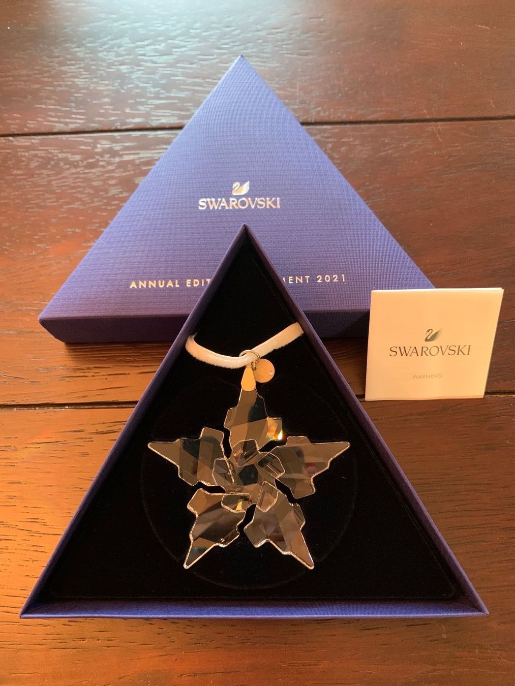 Swarovski Alle Dekorationen: Swarovski Stern Ornament 2021 Gross – Neu und originalverpackt aus Wil SG von Sissi..79..