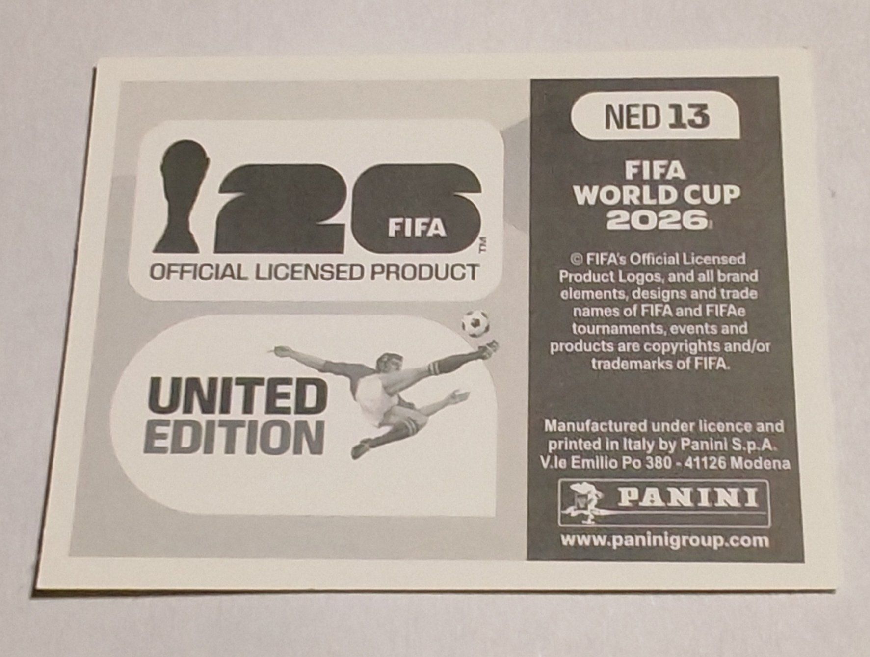 Panini Cartes à collectionner: Team Niederlande - NED 13 – Neuf (Voir description) à Rietheim par Squaley 1