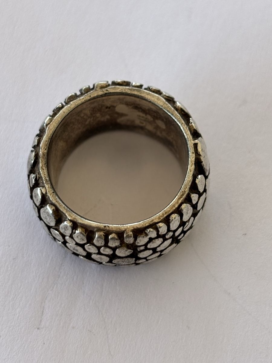 Bagues: Ring 925 Silber Steinmuster für  – D'occasion à Langnau am Albis par flusspflege 3