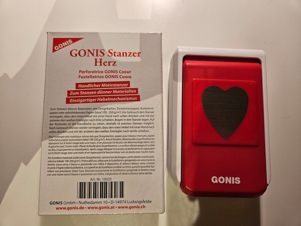 GONIS Stanzer Herz | Kaufen auf Ricardo