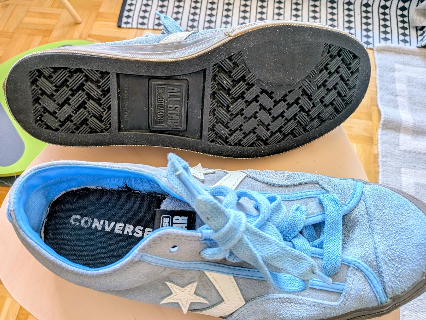Converse Scarpe da uomo: Converse Star Player, Gr. 46, hellblau, Top Zustand! – Usato da Basel venduto da Sportsart