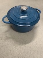 Kuhn Rikon Kochgeschirr Set Gusseisen blau NEU