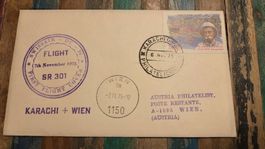 1975 Erstflug Karachi -Wien
