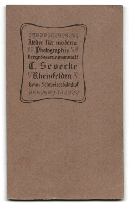 Fotografie & Manifesti: Fotografie C. Sevecke, Rheinfelden, hell – Usato da Berlin venduto da bartko-reher 1