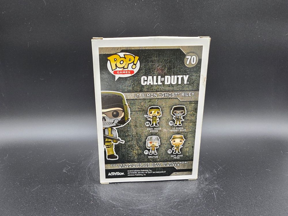 Lt. Simon Ghost Riley 70 (Muddy) - Funko Pop - Call of Duty (Gebraucht ...
