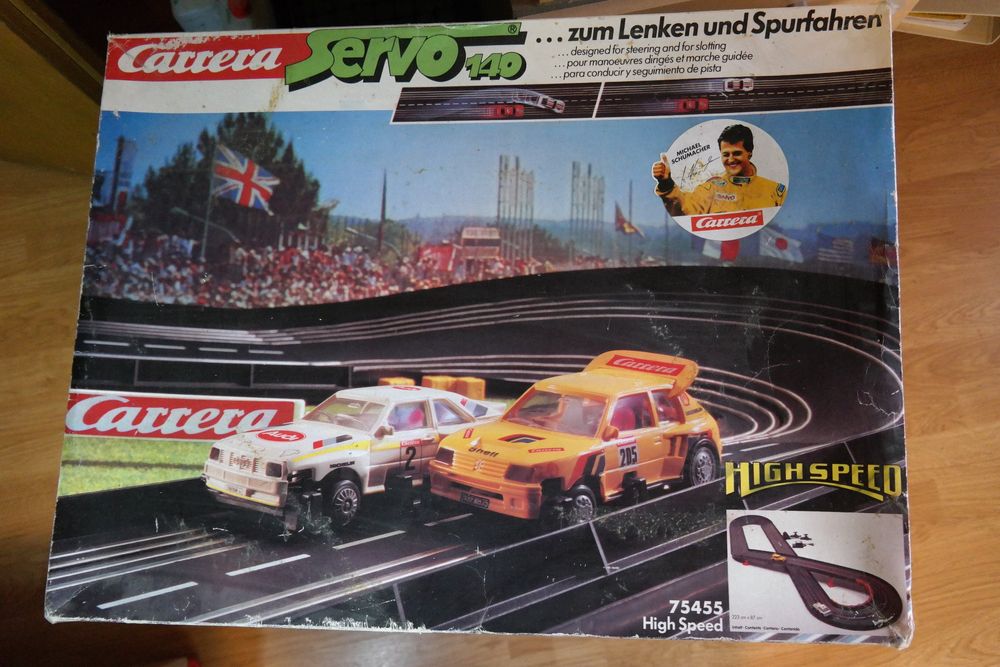 CARRERA Servo 140 77512 éléments droits 1/4 Neuf BO