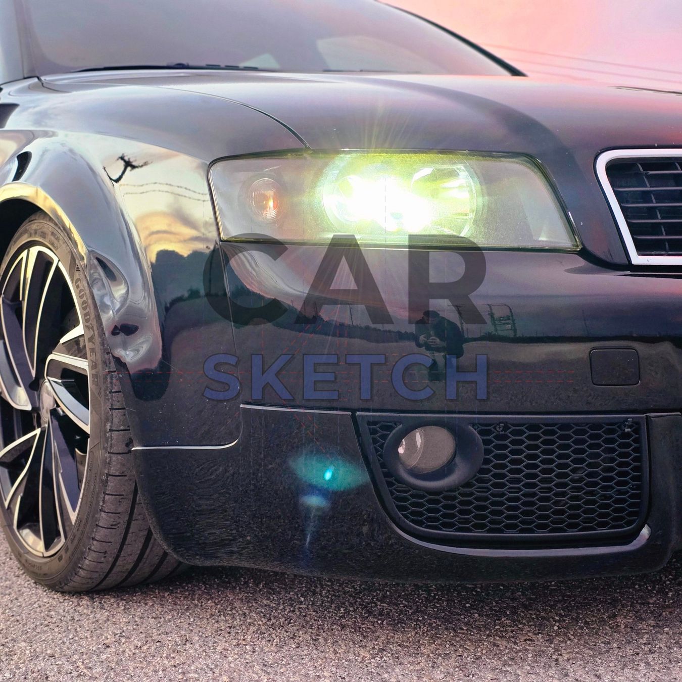Audi Tutti pezzi di ricambio auto: Audi A4 B6 Votex Kit Seitengitter vorne links – Nuovo (secondo la descrizione) da Dietikon venduto da CarSketch 1