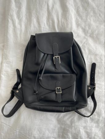 Bree Rucksack Leder schwarz Damen sehr guter Zustand