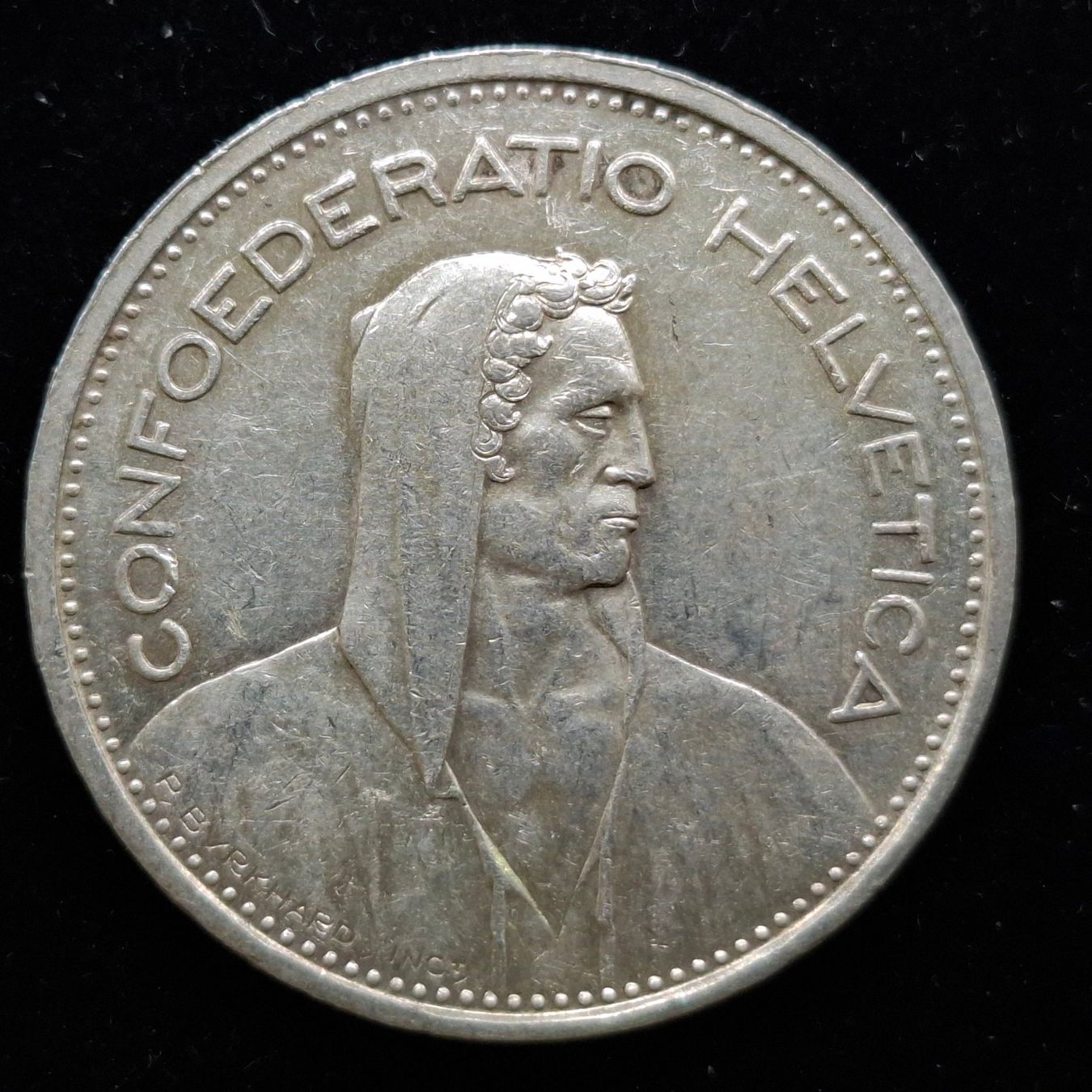 Alle Münzen: 5Fr. 1952 835/1000 Silber 15gr. – Gebraucht aus Bern 14 von rvonmay 1