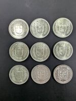 9× Schweizer 5 Franken Silbermünzen | 7× 1967 + 1932 + 1933