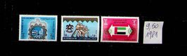 ÉMIRATS ARABES UNIS SÉRIE 1981 NEUVE. COTE 9.50 EUROS /U675