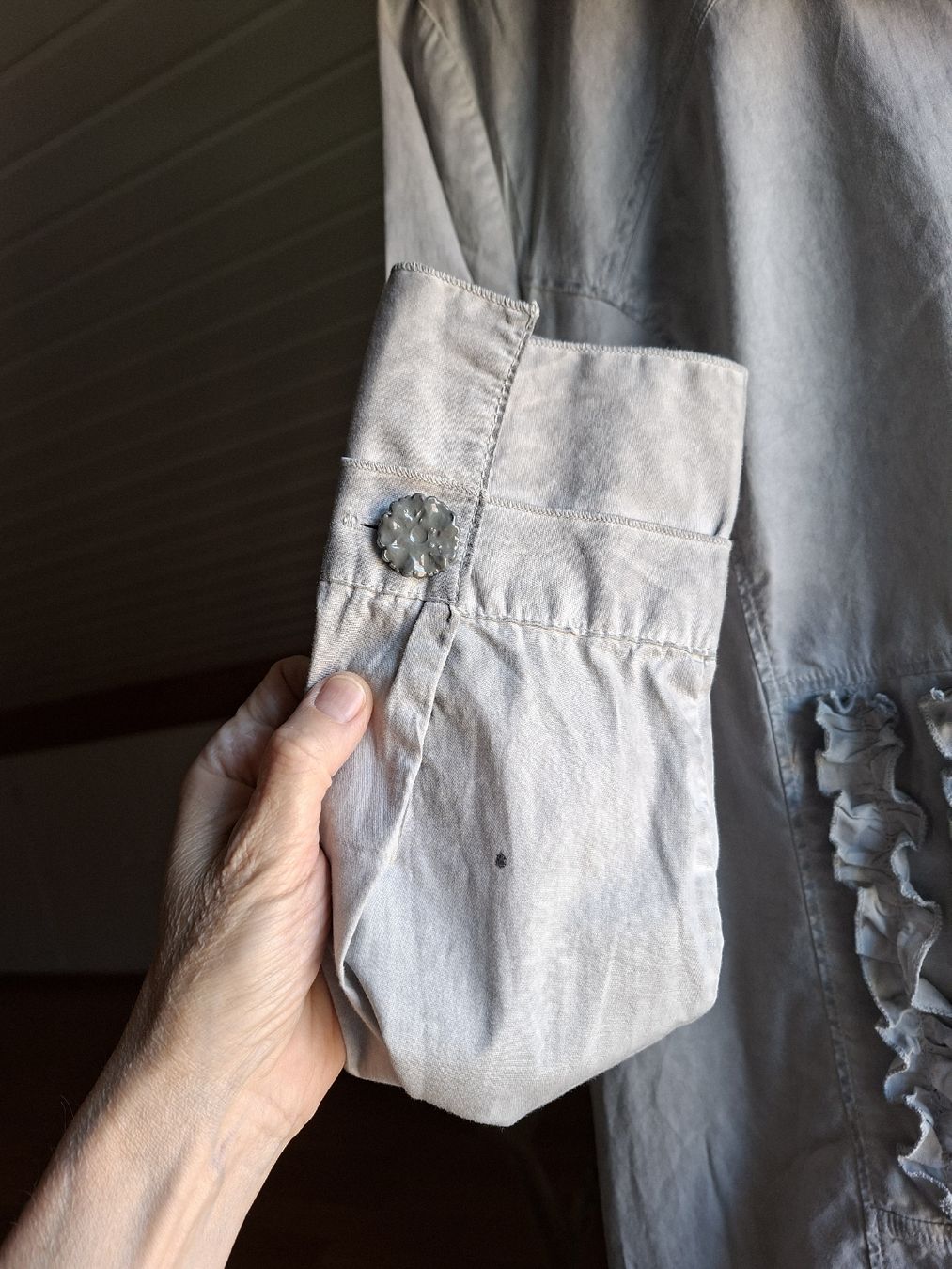 Blusen: Bottega Bluse Gr. 44/46 hellgrau – Gebraucht aus Remetschwil von littleredboots 5