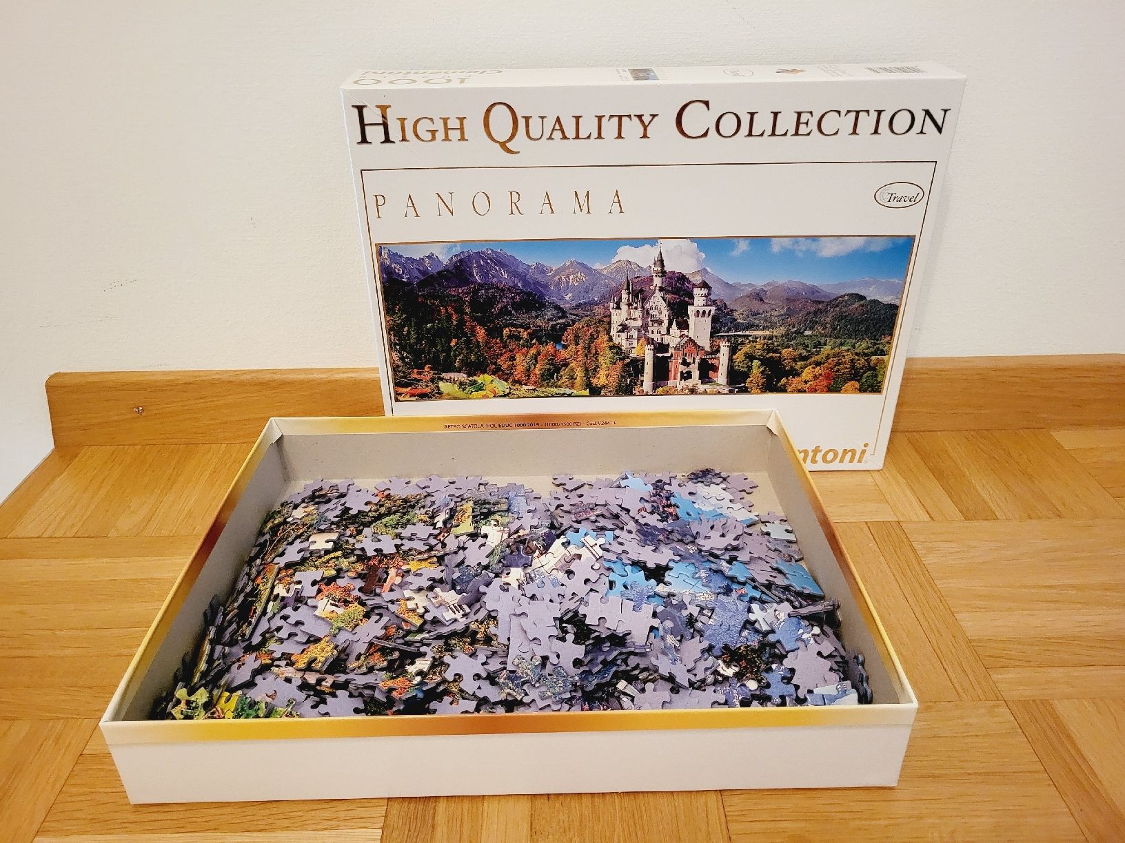 Clementoni Puzzles: 1000er Panorama Puzzle Neuschwanstein – Gebraucht aus Buchrain von Mel_Sp 1
