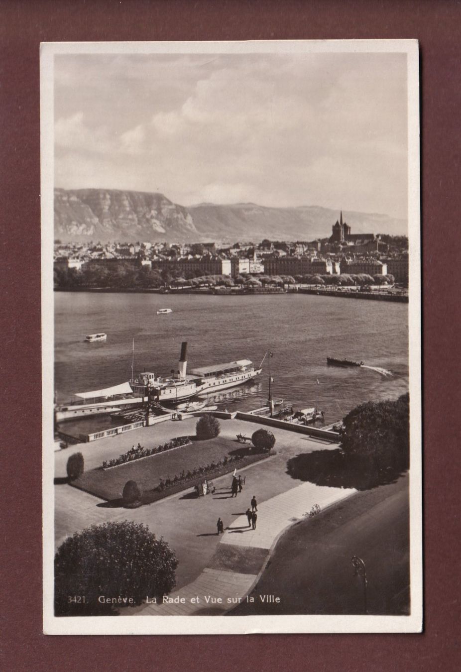 Cartes postales: GENEVE - Rade - Bateau CGN - 1932 – D'occasion à Pully par nicecards-shop