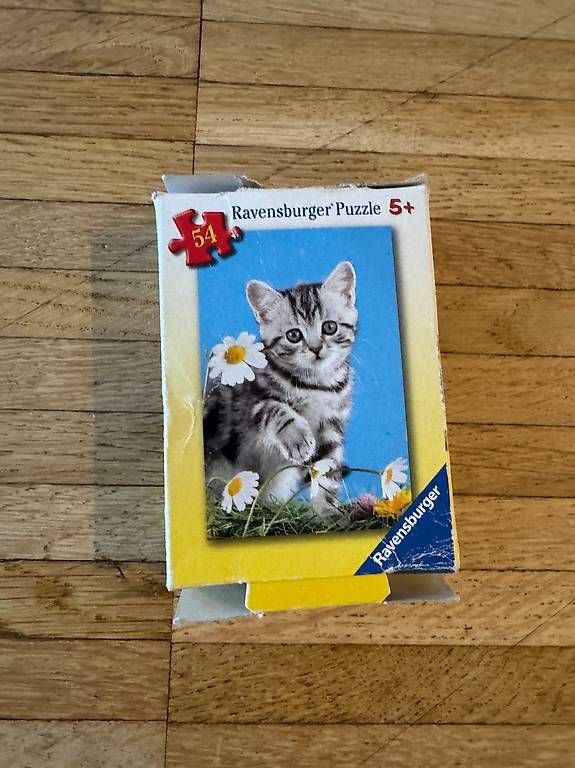 Puzzle: Ravensburger Mini-Puzzle Katze  54 Teile  Gratis – Usato da Zürich venduto da ssimi