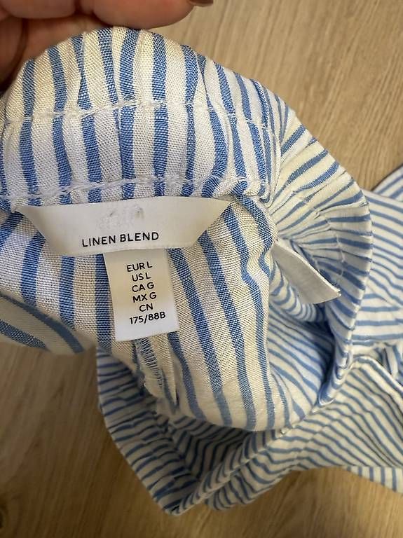 Pantaloni: leinenhose gestreift  – Usato da Zürich venduto da chr_dkn7 2