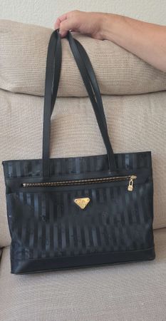 Schwarze Henkeltasche Maison Mollerus Shopper "Berlin"