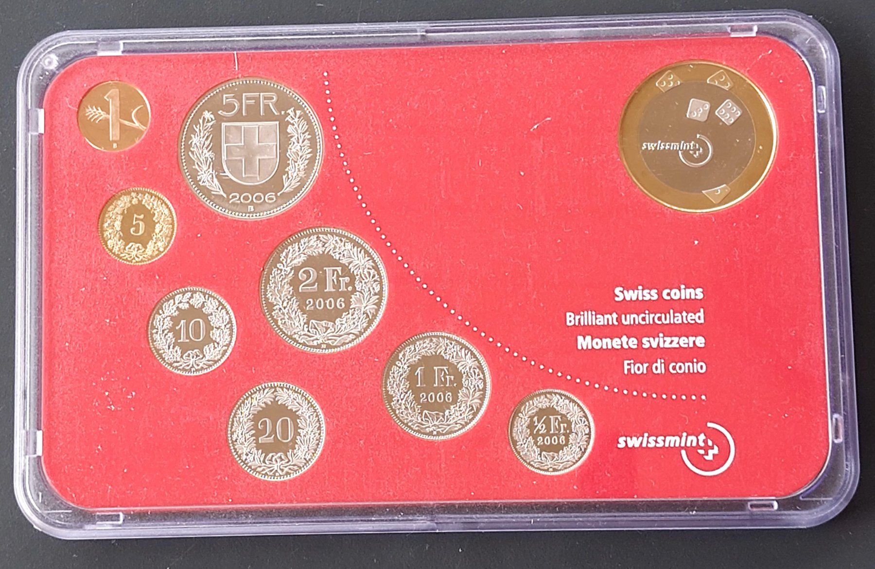 Tutti le monete: Babymünzsatz Schweiz 2006 stgl – Nuovo (secondo la descrizione) da Arch venduto da moneyswiss 2