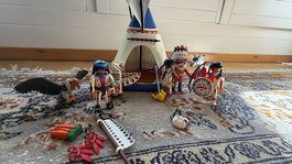 Playmobil Indianer mit Tipi