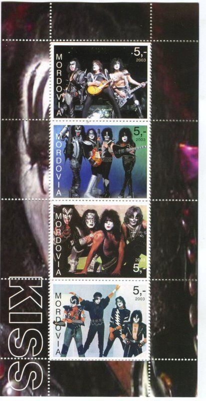 Alle Briefmarken: Block "Kiss". Mordwinien – Neu und originalverpackt aus Basel von Butsch5