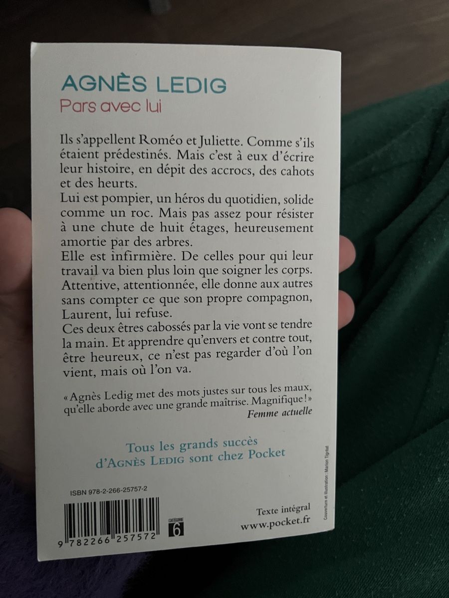 Libri: Agnès Ledig - Pars avec lui - Roman Pocket – Nuovo (secondo la descrizione) da Murist venduto da MRVJ02