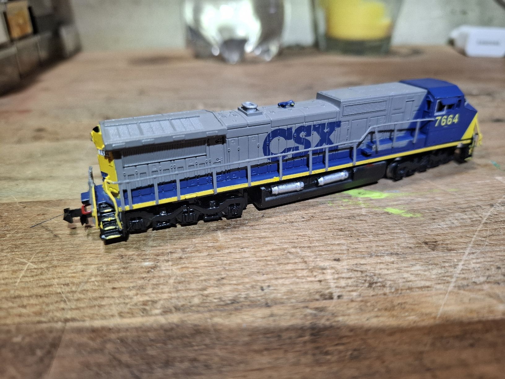 Modellini di ferrovie: Spur N Diesellok CSX 7664 – Usato da Flaach venduto da maniv6 1