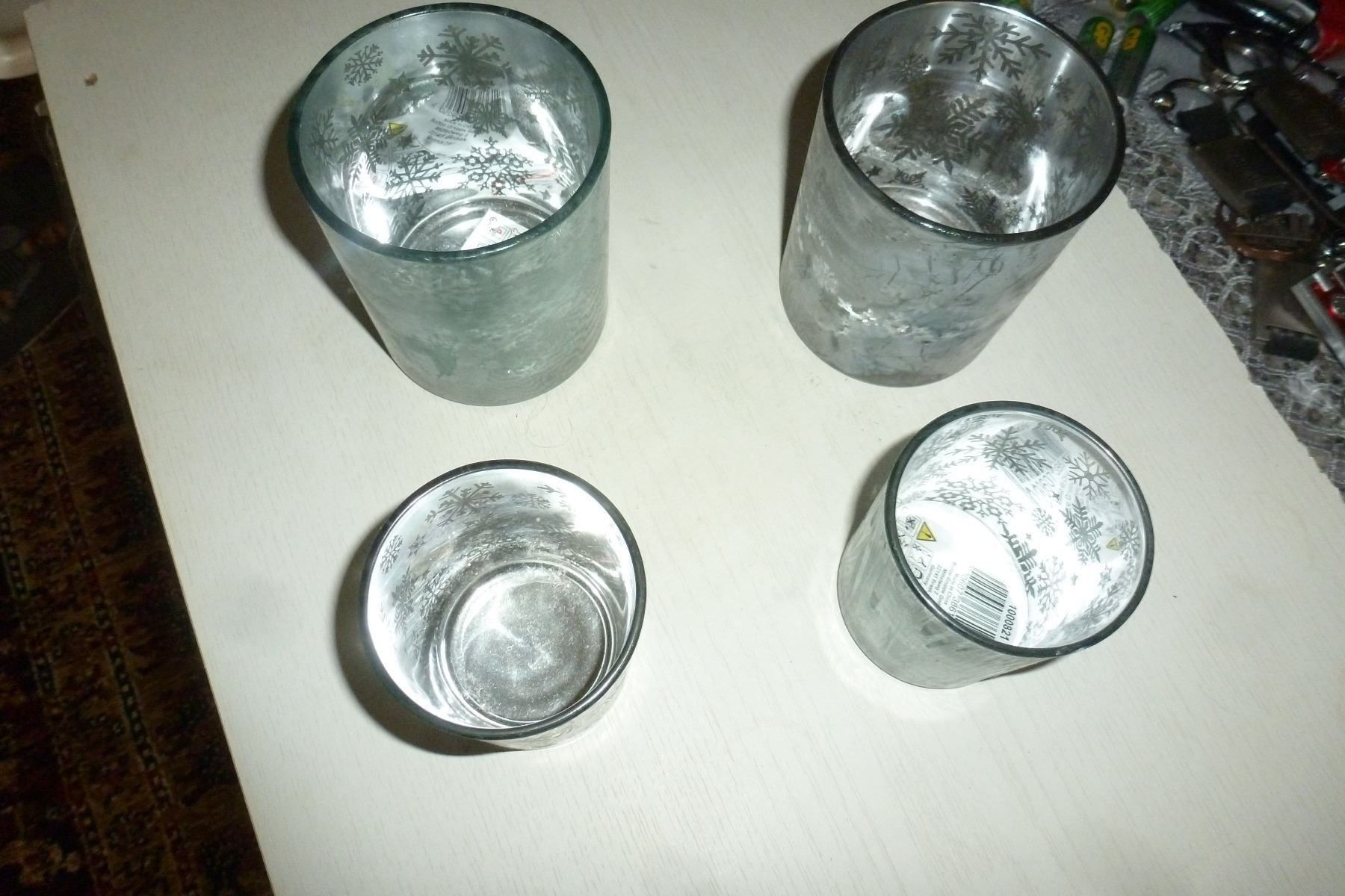 Portacandele: Schöne Glass Kerzenständer – Nuovo (secondo la descrizione) da Emmen venduto da newdeal1970 5
