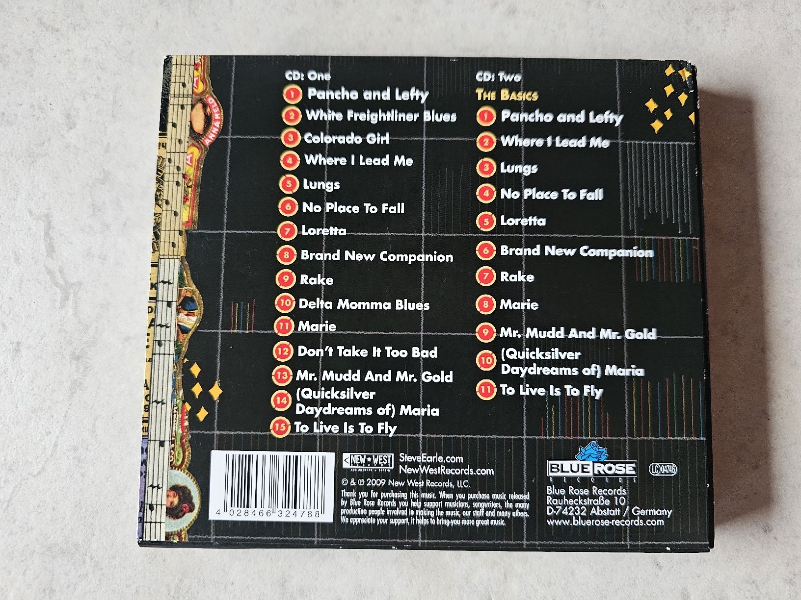 CD: Steve Earle  -  Townes  /  2 CD Set – Usato da Schneisingen venduto da backstore24 1