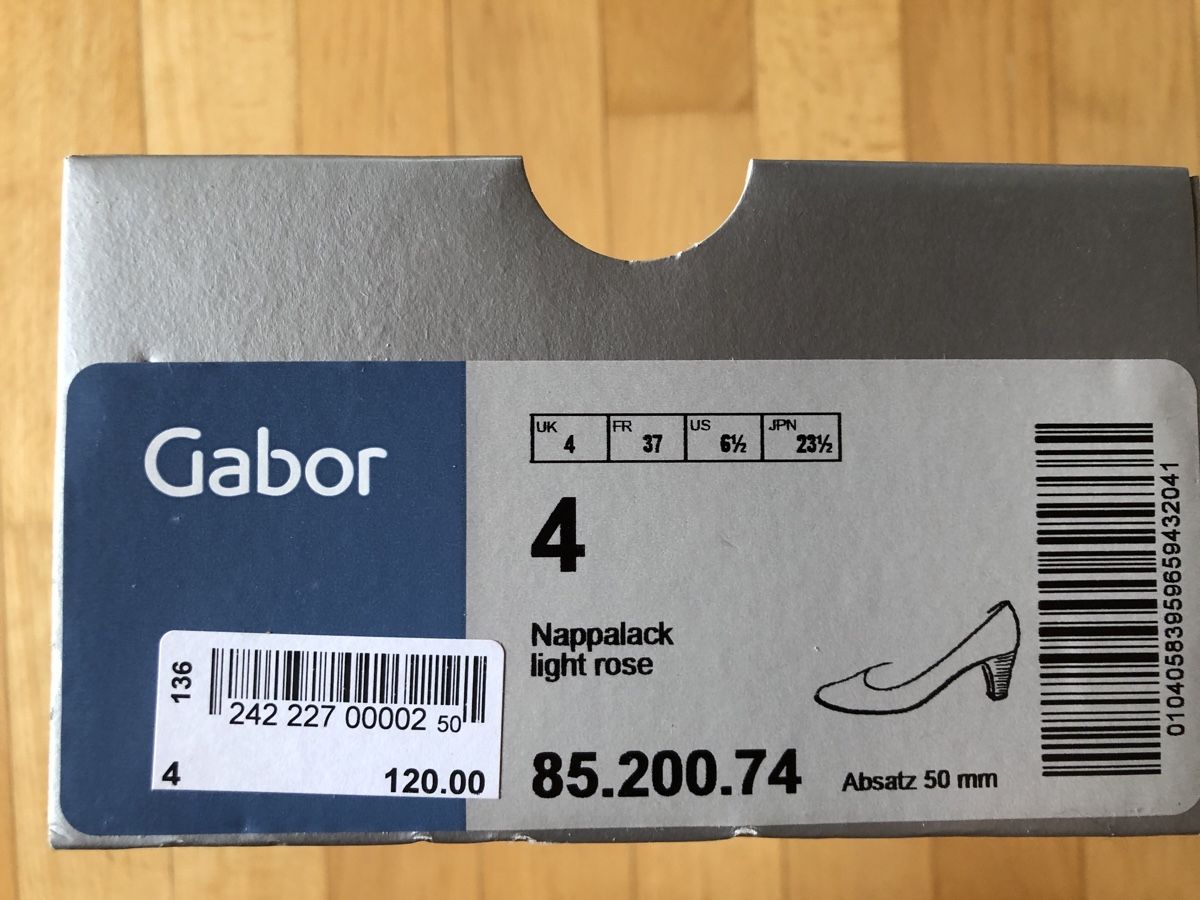 Gabor Scarpe da donna: Absatzschuhe, Grösse: 37, light rose, lack, Marke: Gabor – Nuovo e nell'imballaggio originale da Gerlikon venduto da thi_q8ll 9
