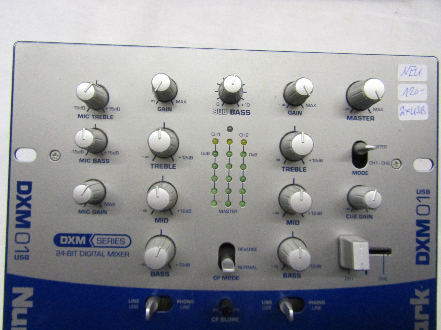Numark Console di mixaggio: Mischpult Numark DXM 01 USB 24-Bit Digital Mixer – Usato da Wädenswil venduto da verebe 1