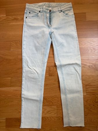 Maison Margiela Ankle cropped skinny jeans Gr 40 Y2K Raw Hem