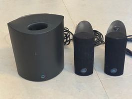 Soundman X1 - Lautsprecher Logitech 2.1 System schwarz gebr.