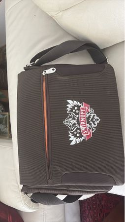 Umhängetasche Smirnoff braun neuwertig ca. 35cm