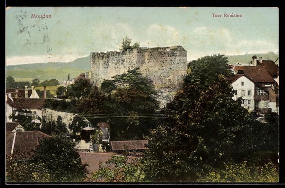 Cartoline postali: AK Moudon, Tour Romaine – Usato da Berlin venduto da bartko-reher