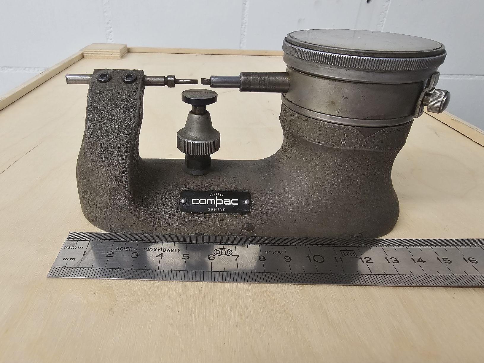 Misurare: Mikrometer Vintage Compac Genève – Usato da Biel/Bienne venduto da Switzerland92 3