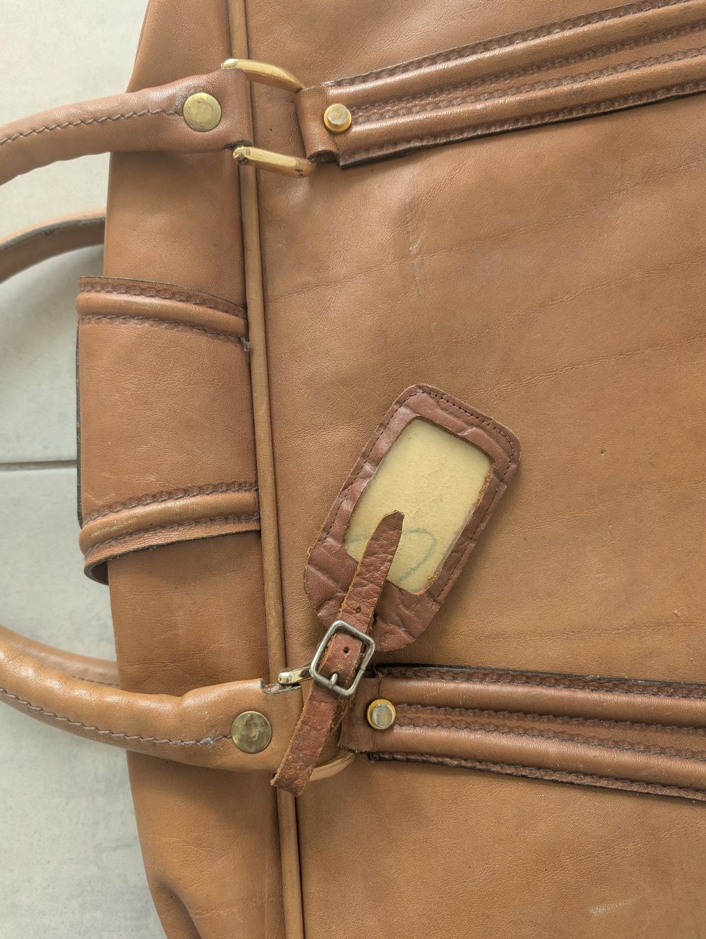 Borse: Vintage Reisetasche aus Leder – Usato da Thalwil venduto da sultan03 5