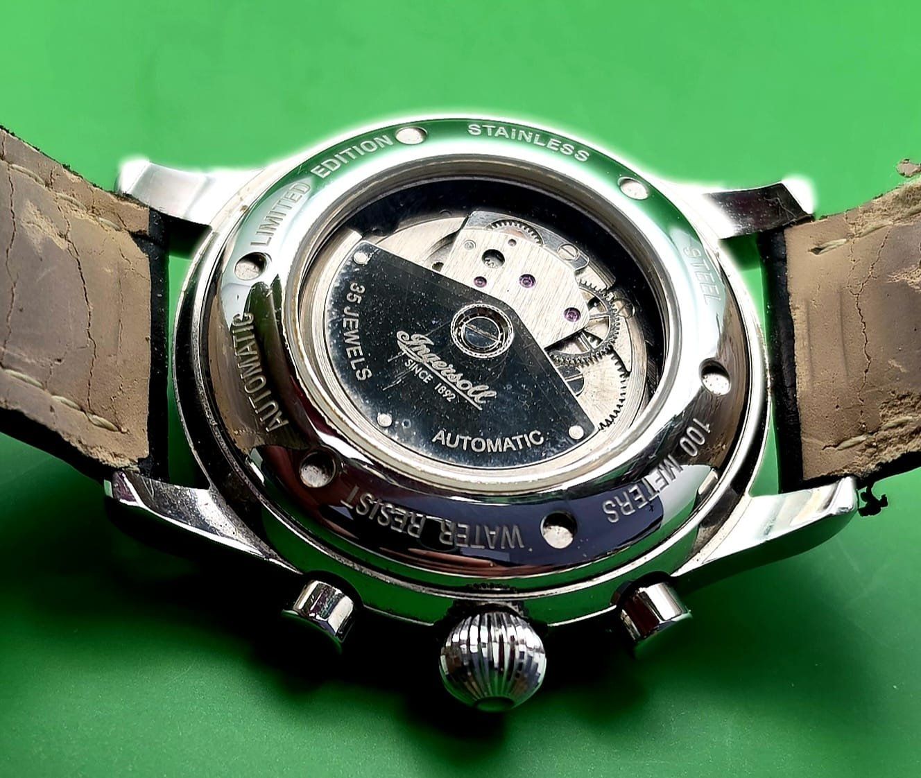 Paul Picot Orologi: INGERSOLL SINCE 1892 AUTOMATIC LIMITED EDITION  STAINLESS ST – Usato da Neftenbach venduto da Taschen-Uhren 6